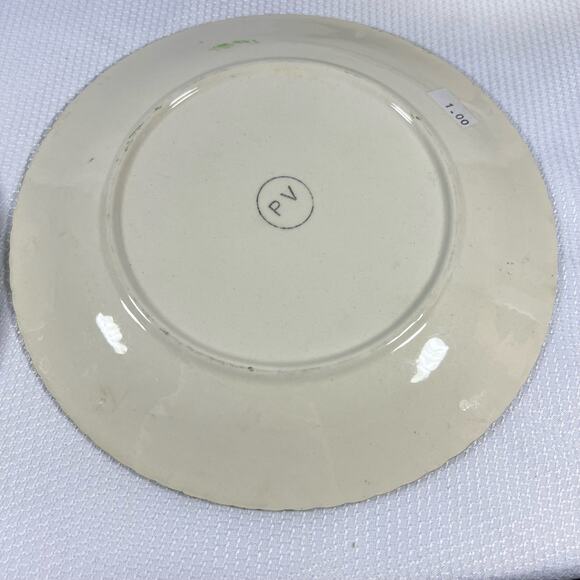 5 Peasant Village Southern Potteries Underglaze Fruit Dinner Plates Italy - Picture 15 of 16